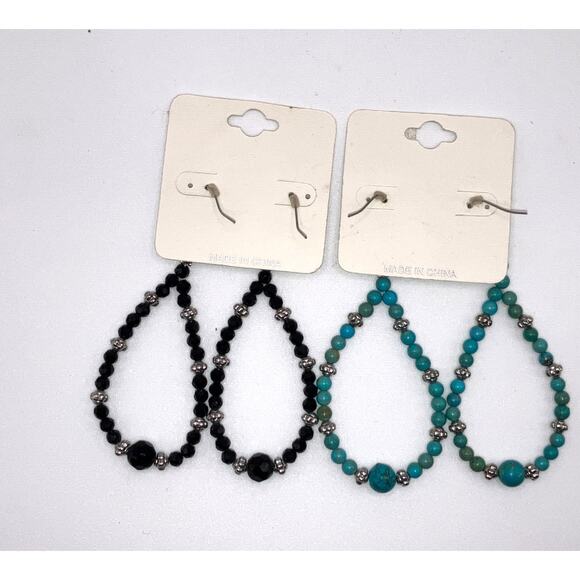 New With Tags!  Allegro Beaded Dangle Earrings Lot of 2! - Picture 4 of 9